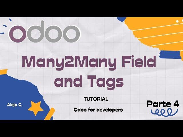 How to create Many2many field and tags Odoo - Odoo 15