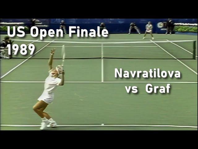 US Open Finale 1989  Steffi Graf - Martina Navratilova