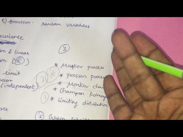 how to pass Random process and linear algebra important topics semester ECE