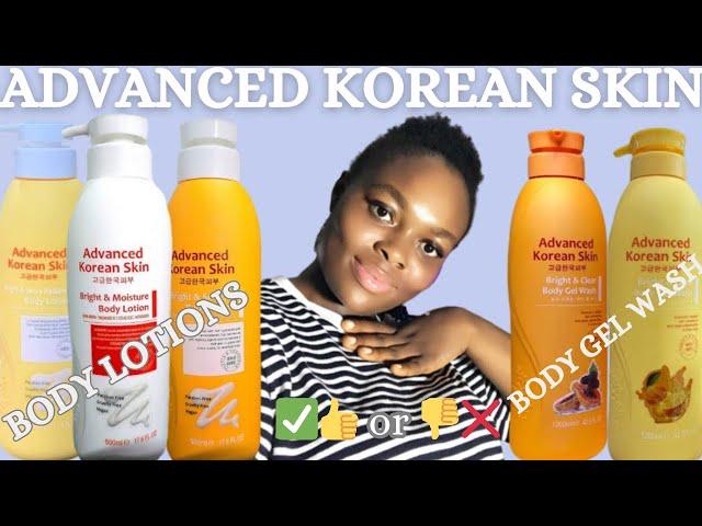 Advanced Korean Skin Body Lotion And Advanced Korean Skin Body Gel Wash #review