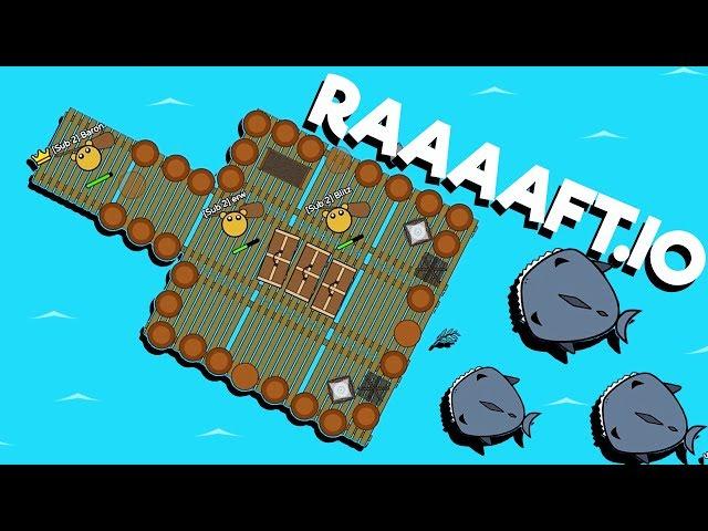 The RAIDING RAFT of DOOM! - Raaaaft.io Game - New io game!