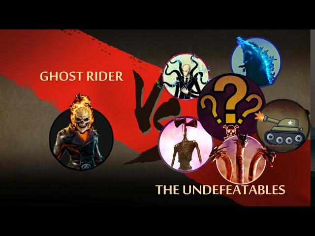 Shadow Fight 2 Ghost Rider Vs The Undefeatable Bosses Legendary Video