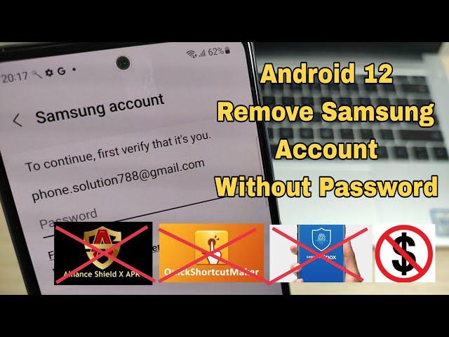 BOOM! How to Remove Samsung Account without Password. All Samsung Android 12.