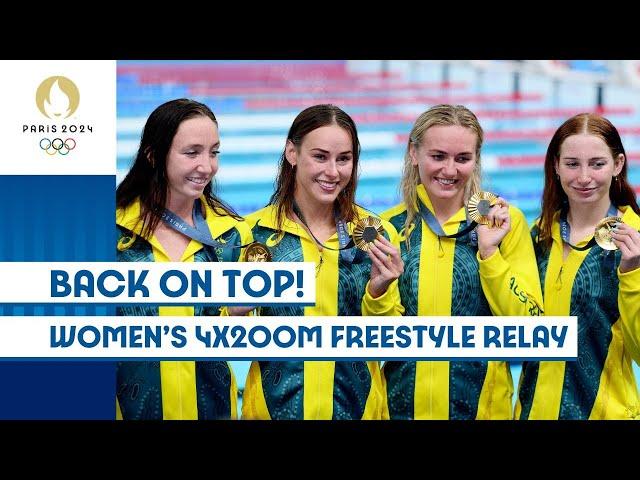 Back on Top!  | Women's 4x200m Freestyle Relay | #Paris2024 Highlights