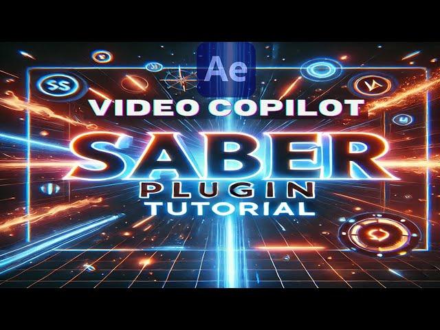 Master After Effects SABER: Dynamic Title Animation & Neon Glow Effects