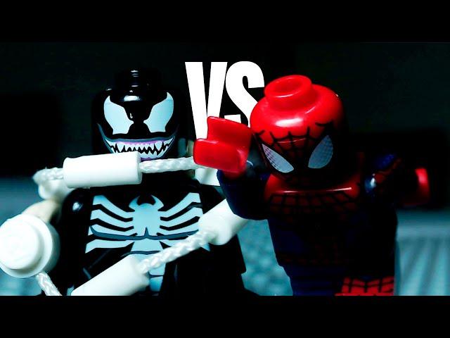 Spider-Man vs Venom (and Green Goblin, PART 1) - LEGO Stop Motion Animation