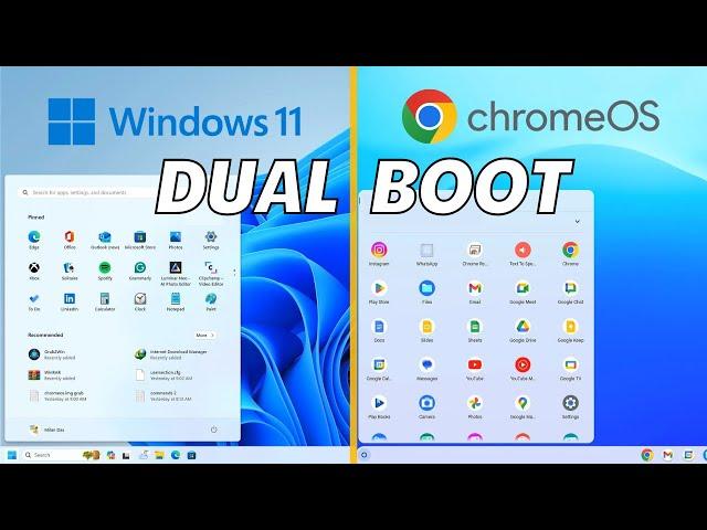 Dual Boot Chrome OS and Windows 10/11 on PC