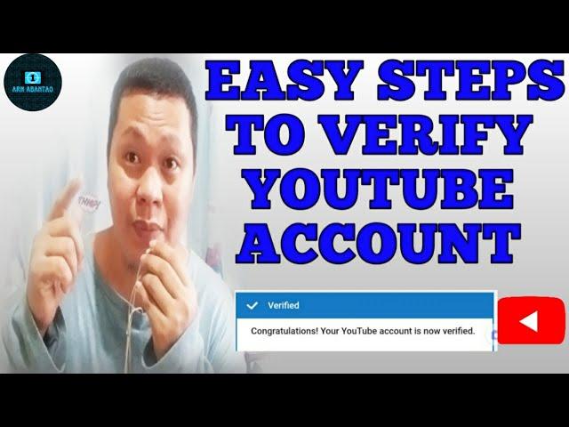 How to Verify your Youtube Account on Mobile Phone | Arn Abantao