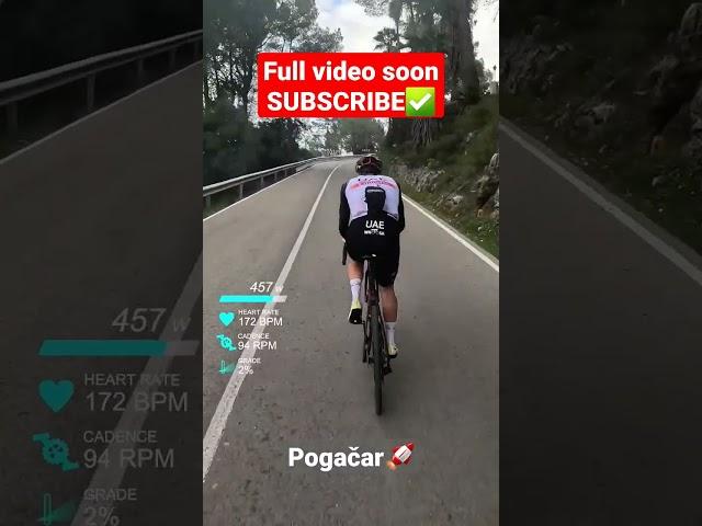 🟡Tour de France winner Tadej Pogačar flying like a rocket to ColDeRates
