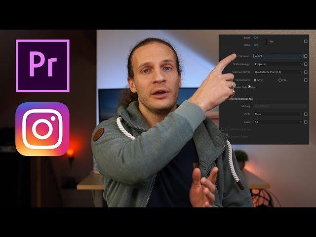 Instagram Tipps für Bessere Videos - Beste Export Einstellungen in Premiere Pro