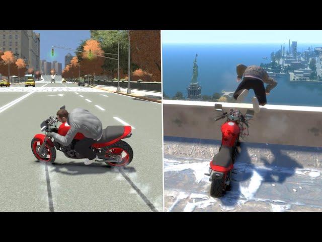 GTA IV - Brutal Motorcycle Ragdolls Ep.16 (Euphoria Showcase)