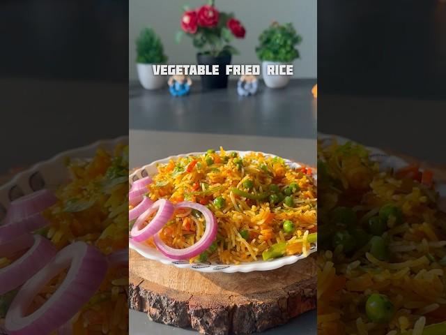 Healthy vegetable Fried Rice #shorts #friedrice #rice #healthy