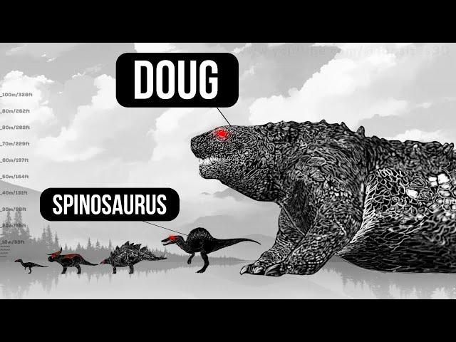 Doug vs Jurassic World Dinosaurs | Size Comparison