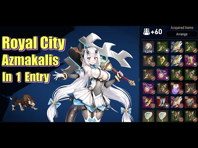 Epic Seven Hell Raid in 1 entry - Yufine Counter Cheese - The New E7 Royal City Azmakalis Labyrinth