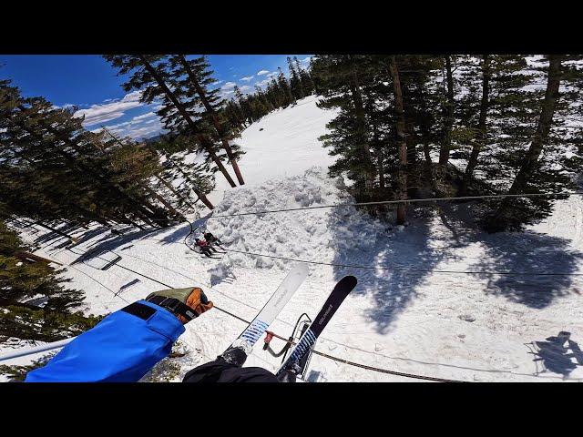 One run in Mammoth - Red Bull Snow Team Week