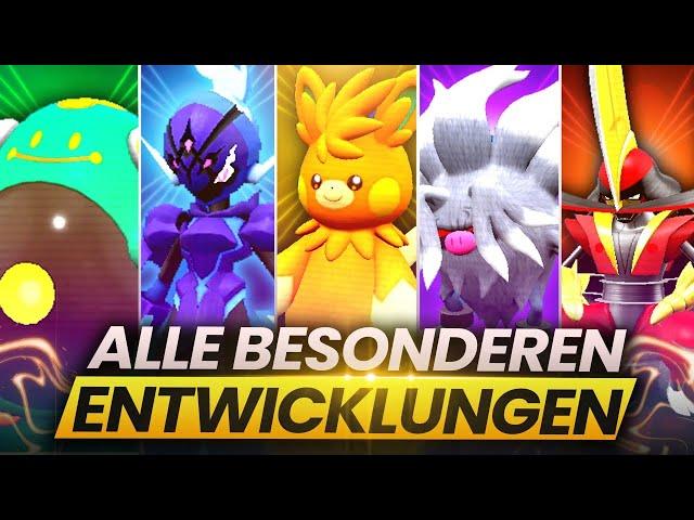 Alle BESONDEREN ENTWICKLUNGEN in Pokemon Karmesin & Purpur!