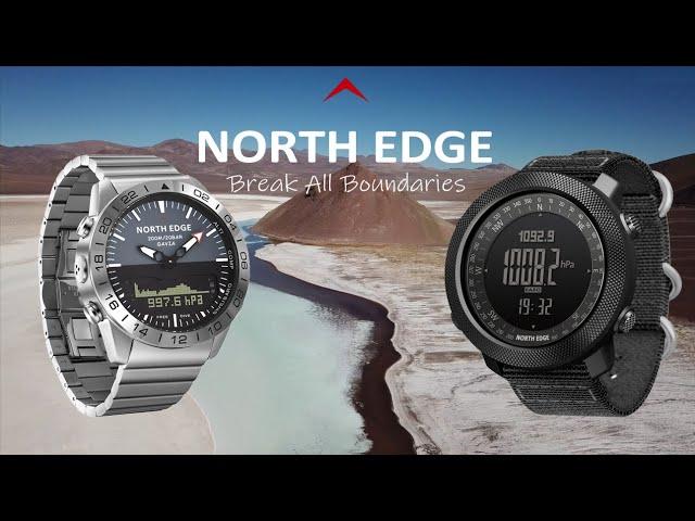 The best NORTH EDGE outdoor watch offical review---GAVIA and APACHE-(spanish)