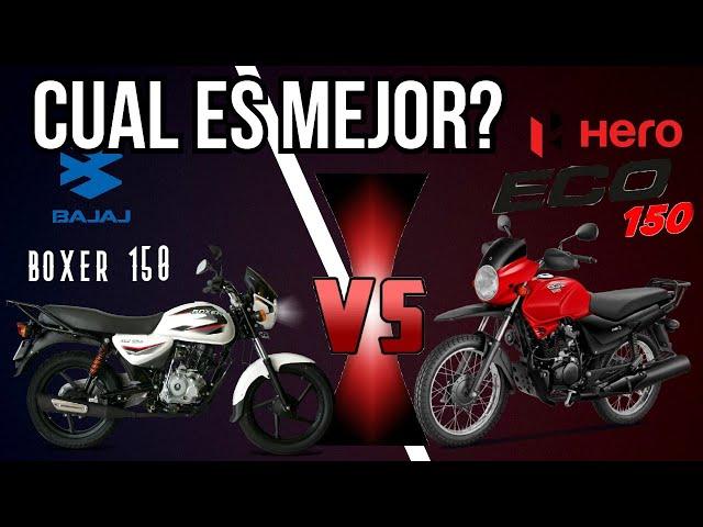 BOXER 150 VS ECO 150 TR - QUE MOTO ES LA MEJOR? - BAJAJ VS HERO