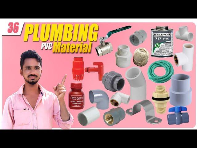 PVC pipe Fittings | PVC pipe Fittings Material | Plumbing materials names | Plumbing fittings Names