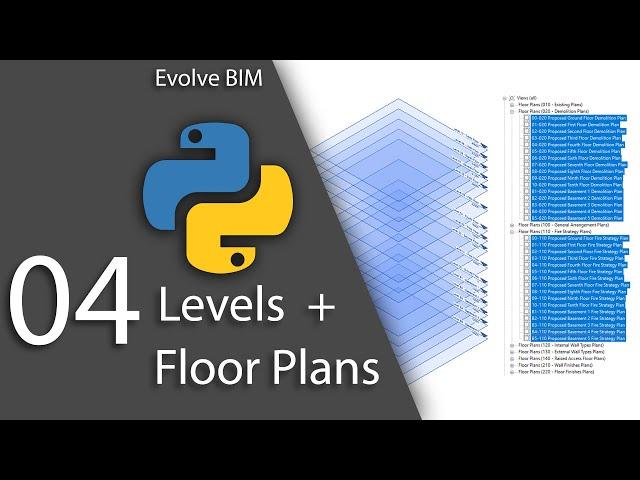 Dynamo/Python/RevitAPI - Create Levels + Floor Plans