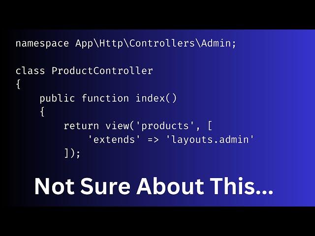 Laravel: Separate Controllers/Views for Admins/Managers?