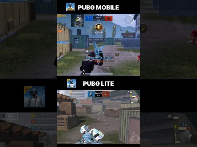 PUBG MOBILE  vs  PUBG LITE  #pubgmobile #pubglite