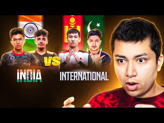 ROLEX REACTS to INDIA vs INTERNATIONAL SPRAY PLAYERS | PUBG MOBILE | BGMI