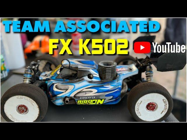 NITRO TEAM ASSOCIATED MOTEUR FX K 502 ESSAIS LIBRES THERMIQUE CIRCUIT LES ARCS LIGUE 11