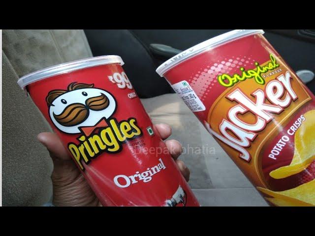 Pringles Original Vs Jacker Original chips