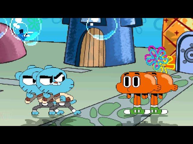 TEAM DOUBLE GUMBALL  VS  TEAM DOUBLE DARWIN | RACE TO 3 WINS