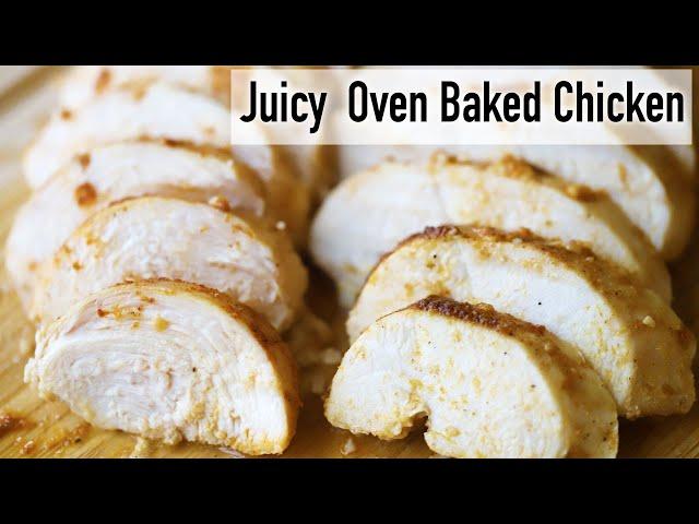 Simple Oven Baked Chicken Breast | The Carefree Kitchen