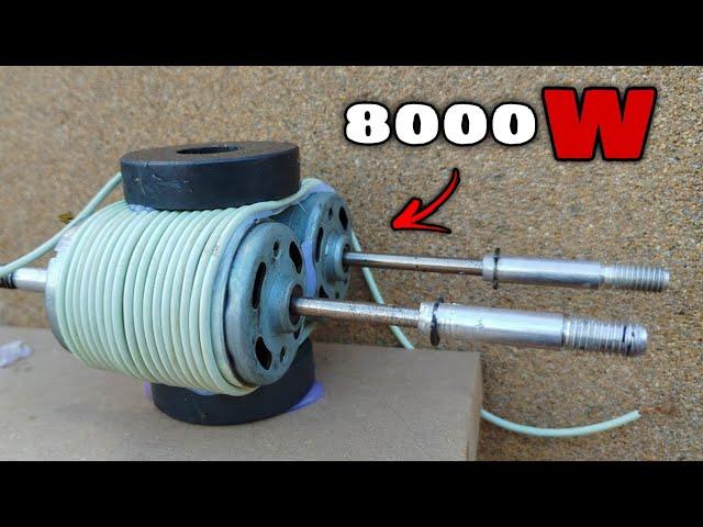 I turn two DC 775 Motors into 220v Electric  Generator