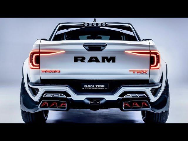 "Meet The RAM 1500 TRX: 702 HP Supercharged Beast with 0-60 in 4.5 Seconds!"