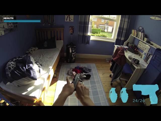 First Person Shooter GoPro Test