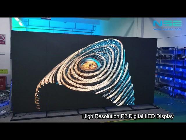 Ultra Slim & High Resolution Indoor P2 Digital LED Display