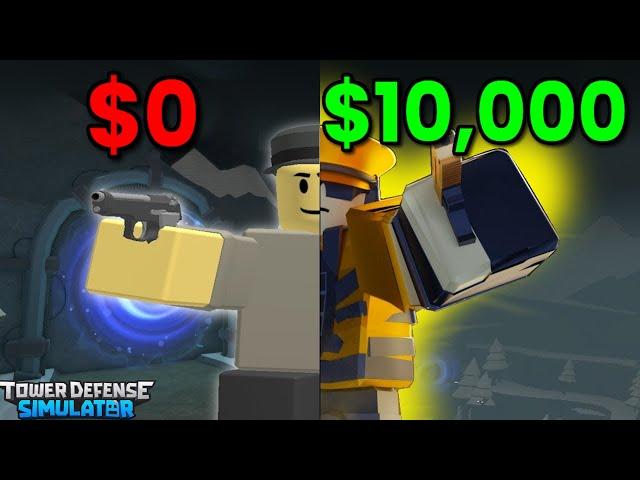 I Spent $10,000 Robux to Prove TDS is P2W - Tower Defense Simulator