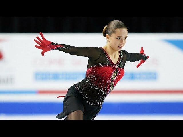 Камила Валиева. Произвольная программа .  Чемпионат Европы  2022 Kamila Valieva - Europeans  FS