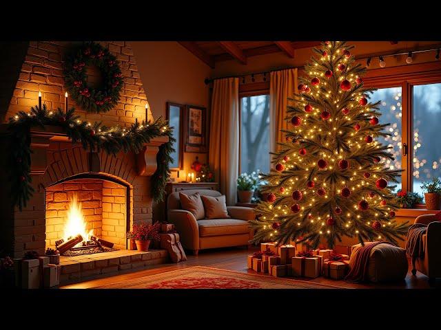 Instrumental Christmas Music  Relaxing Christmas Ambience Music 2025Traditional Christmas Songs