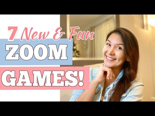 7 NEW EASY ZOOM GAMES TO PLAY | Fun Virtual Game Ideas For All Ages | SIMPLE AND FUN Virtual Games