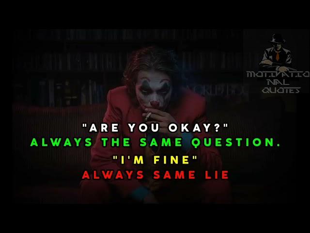 JOKER THOUGHTS BY MQ # MOTIVATIONAL QUOTES