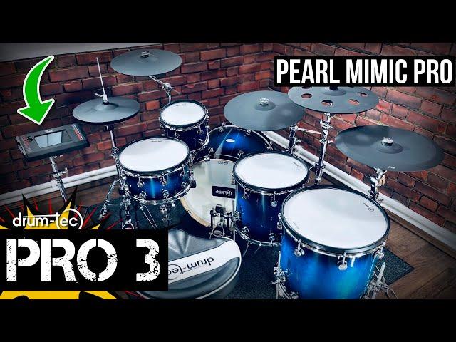 Pearl Mimic Pro sound module with drum-tec pro 3 HOTSPOTLESS electronic drums