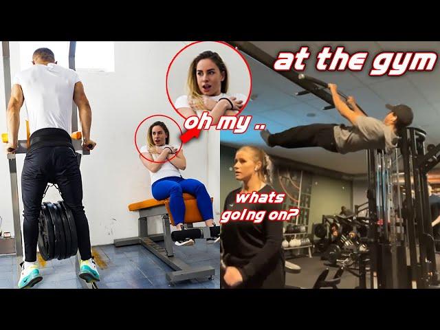 Scaring Girls at the Gym with Calisthenics 2022