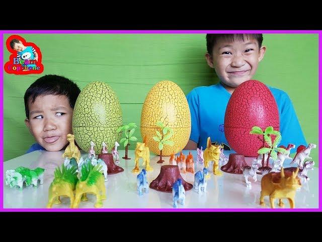 น้องบีม | รีวิวของเล่น EP95 | ไข่ไดโนเสาร์ยักษ์ Toys