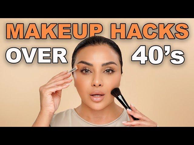 OVER 40? Here Are The TOP MAKEUP HACKS You Need To Look YOUNGER!