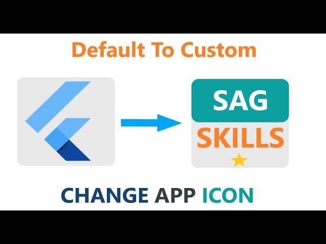 Flutter application icon change app icon change in flutter 2.5 latest