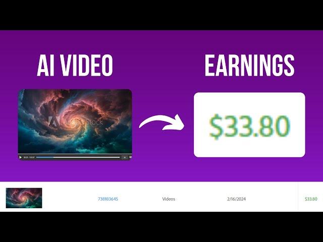 Selling AI videos to Adobe Stock, my quick method (2024)