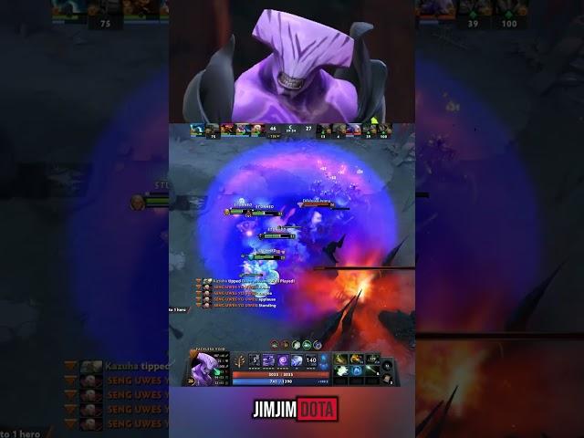 200 iq 1v5 Solo Defend Rampage #dota2 #shorts #rampage #facelessvoid