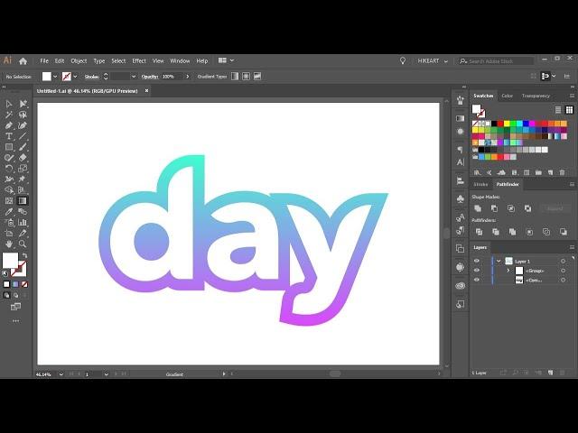 How to Outline Text in Adobe Illustrator