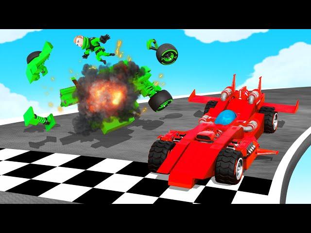 BUILD The FASTEST RACE CAR Challenge! (Trailmakers)