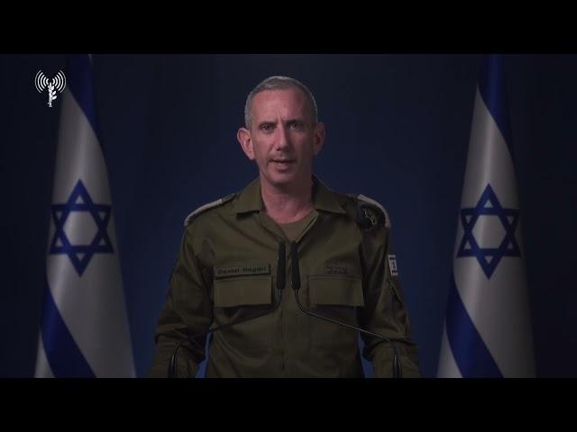 IDF Spox. On Conclusion to Israel’s Response to Iran’s Aggression